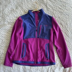 The North Face Women's Fuchsia and Blue Ski Jacket